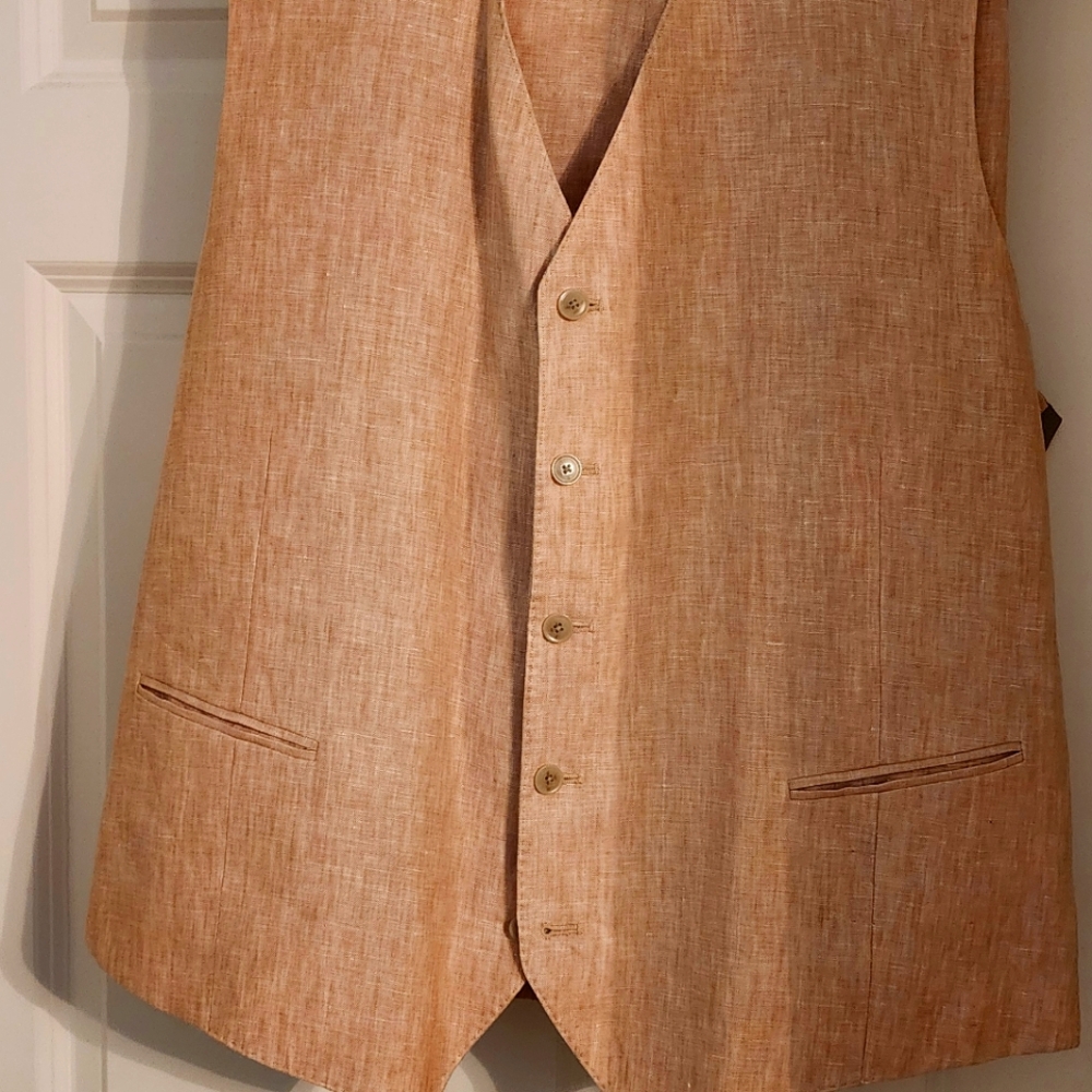 Joseph Abboud 3 piece linen suit